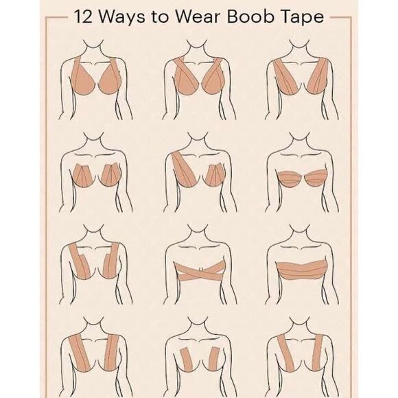 Boob Lift Tape with 20 Nipple Covers - Picture 11 of 12